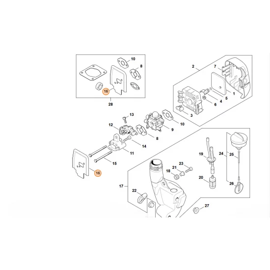 STIHL  Uszczelka 4140 129 0906